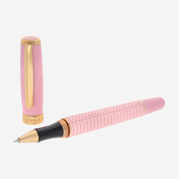 Chopard Classic Racing Pink Rubber/Resin Rose Gold-Plated Metal Rollerball Pen 95013-0030