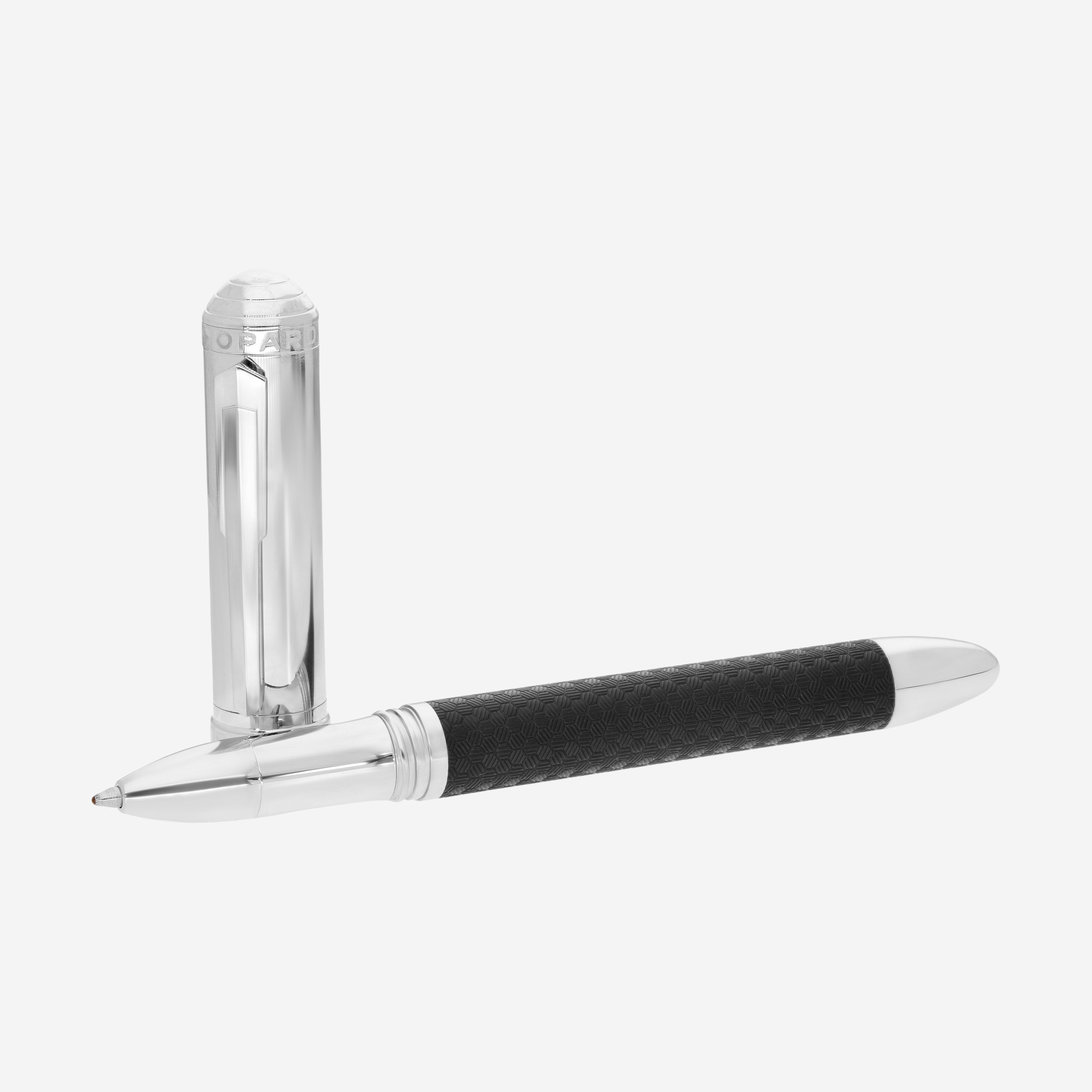 Chopard L.U.C. 1860 Black Resin Palladium-Plated Metal Rollerball Pen 95013-0419