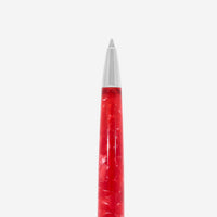 Chopard Classic Red Resin Silver-Plated Metal Ballpoint Pen 95013-0495