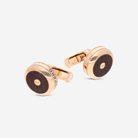 Chopard Classic Racing Rose Gold PVD Steel & Red Carbon Fiber Mens Cufflinks 95014-0079