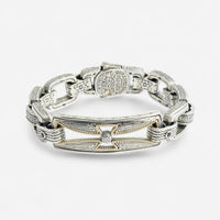 Konstantino Stavros Sterling Silver & 18k Yellow Gold Spinel Chain Bracelet BKJ605-130-292