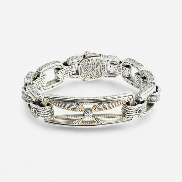 Konstantino Stavros Sterling Silver & 18k Yellow Gold Spinel