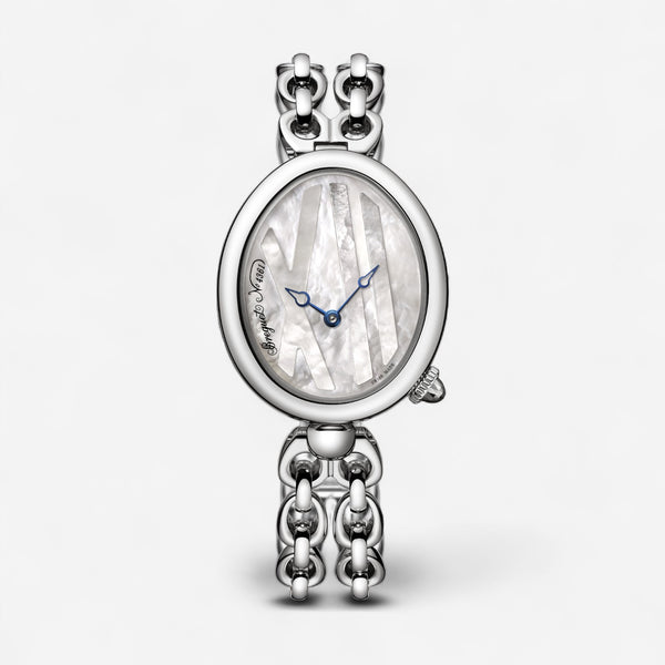 Breguet Reine De Naples Stainless Steel Automatic Ladies Watch 9807ST/5W/J50