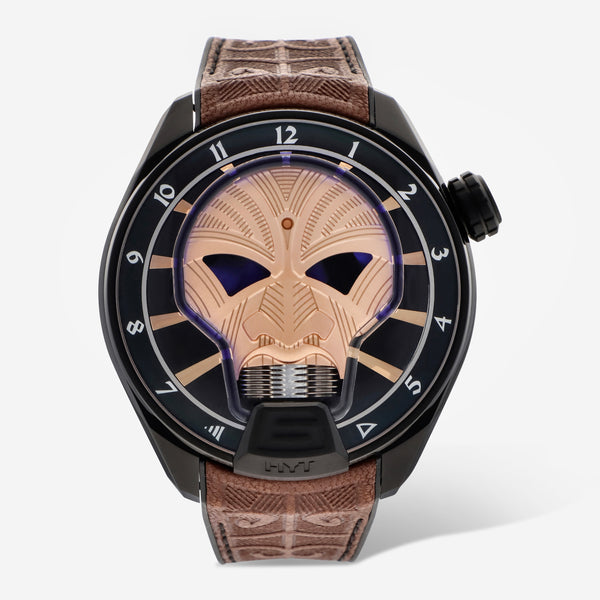 HYT Skull Black Titanium Manual Wind Men's Watch H01597