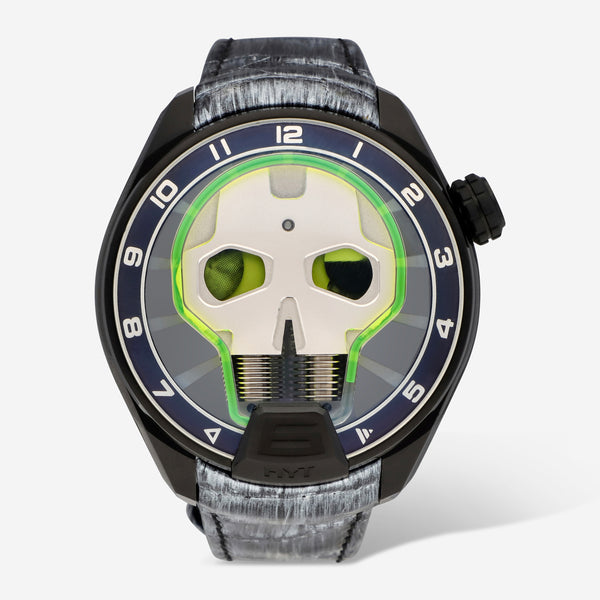 HYT Skull Titanium Manual Wind Limited Edition Men's Watch H00298