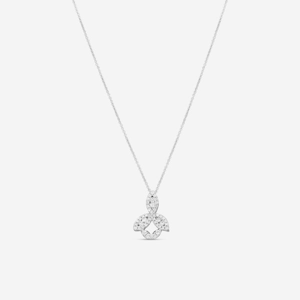 Roberto Coin 18K White Gold Diamond Pendant Necklace 9991142AWCHX2 - THE SOLIST