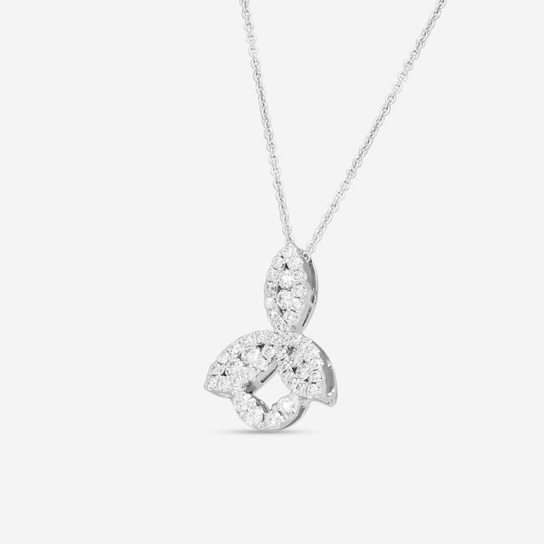 Roberto Coin 18K White Gold Diamond Pendant Necklace 9991142AWCHX2 - THE SOLIST