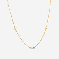 Roberto Coin 18K Yellow Gold Diamond Necklace 9991190AY18X7