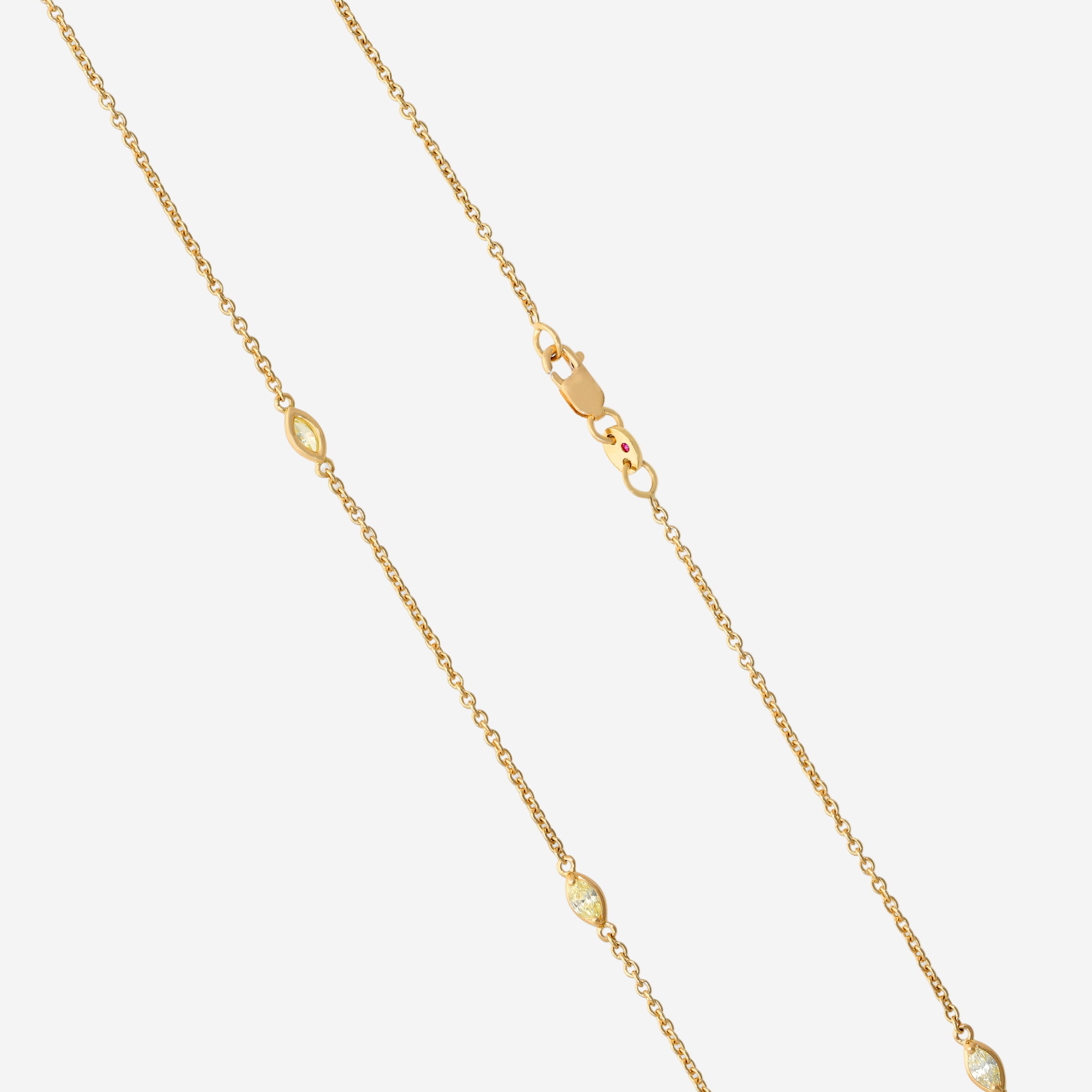 Roberto Coin 18K Yellow Gold Diamond Necklace 9991190AY18X7