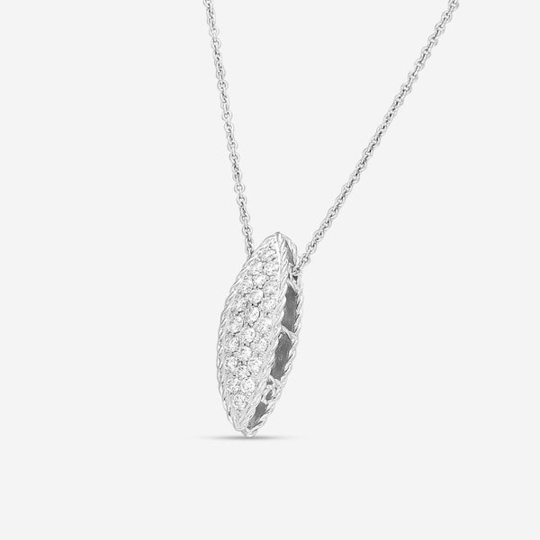 Roberto Coin 18K White Gold Diamond Pendant Necklace 999188AWCHX0