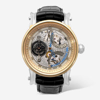 Cuervo y Sobrinos Torpedo 18K Rose Gold Manual Wind Men's Watch 3051.9Z-T