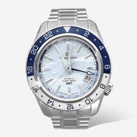 Grand Seiko 25th Anniversary GMT Stainless Steel Automatic Men's Watch SBGJ275