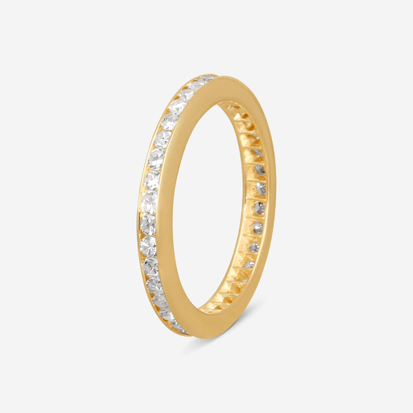 Suna 14K Yellow Gold Diamond Wedding Band Ring Sz. 6 W12YY