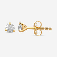 Ina Mar 14K Yellow Gold Diamond Martini Stud Earrings ST1001D-FY-033F - THE SOLIST