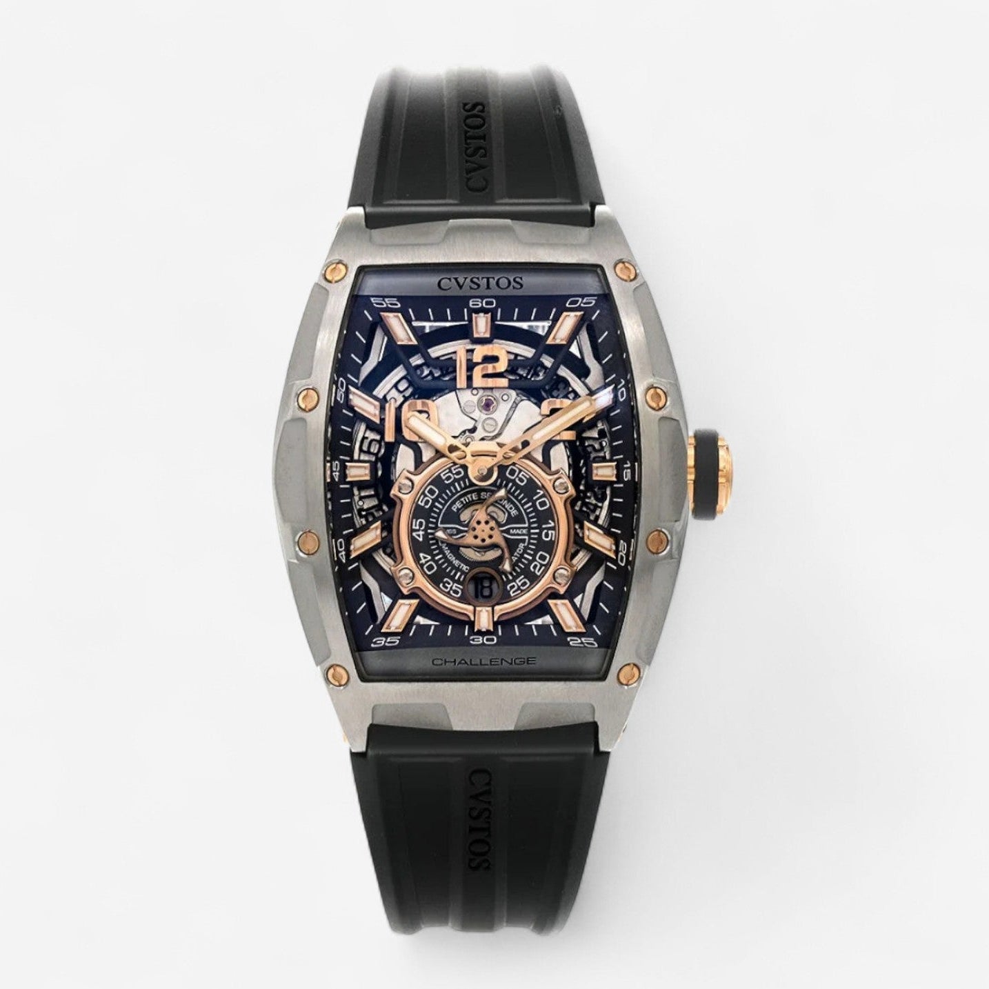 Cvstos Jetliner PS 18K Rose Gold & Titanium Automatic Men's Watch A00103.4114001