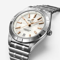 Breitling Chronomat Diamond Stainless Steel Automatic Ladies Watch A10380101A4A1