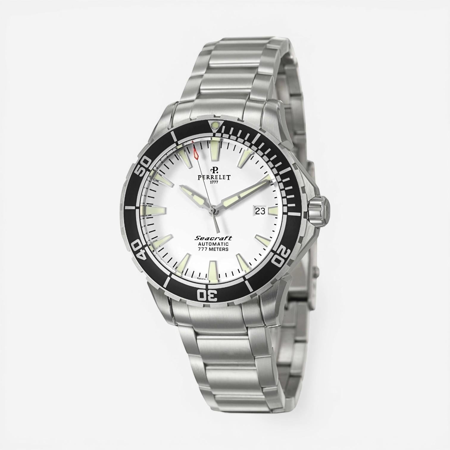 Perrelet Seacraft Stainless Steel Automatic Men's Watch A1053/A