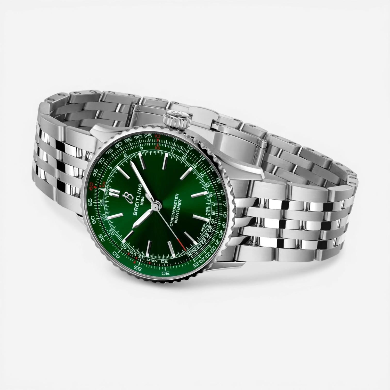 Breitling Navitimer Stainless Steel Automatic Men's Watch A17329371L1A1