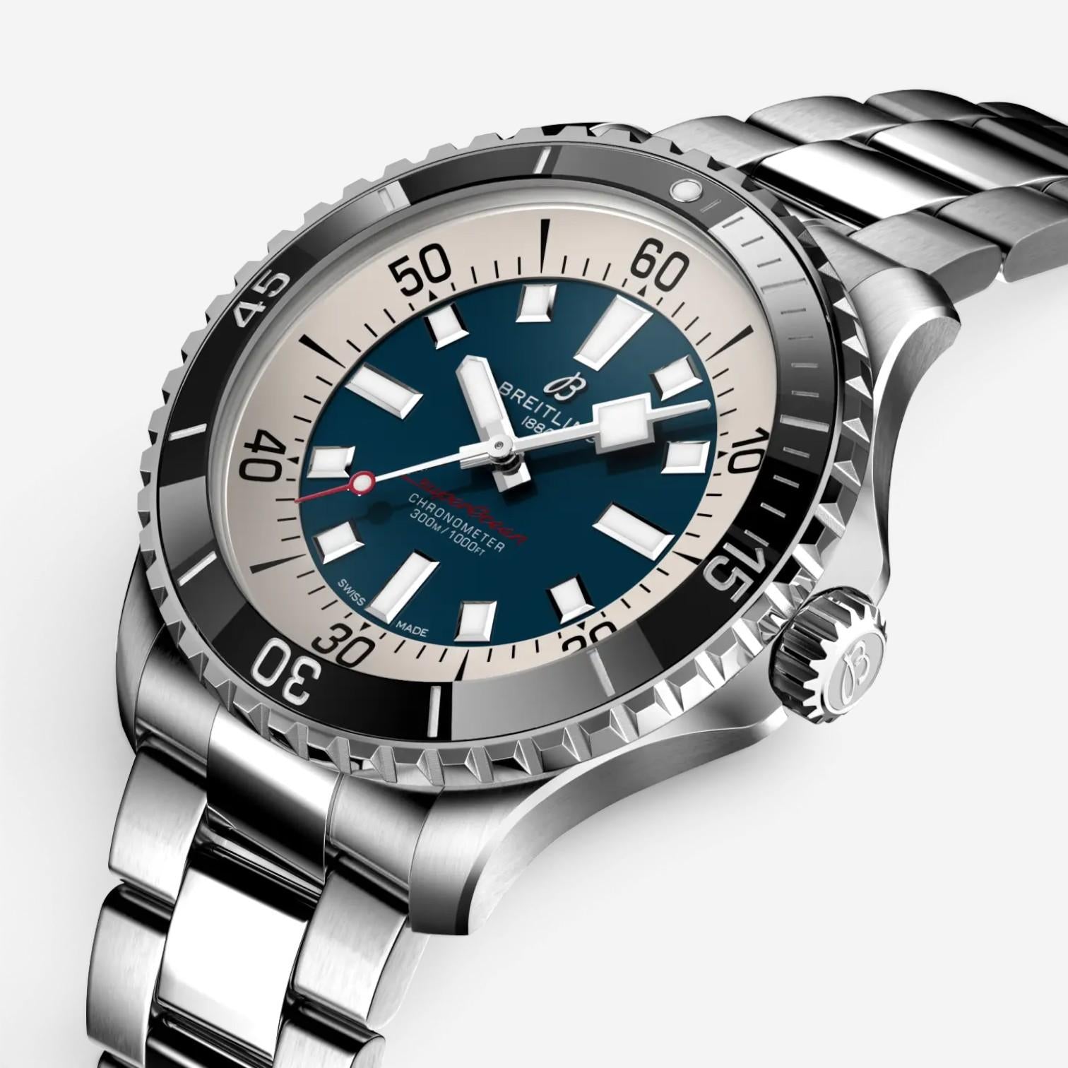 Breitling Superocean Stainless Steel Automatic Men's Watch A17376211C1A1