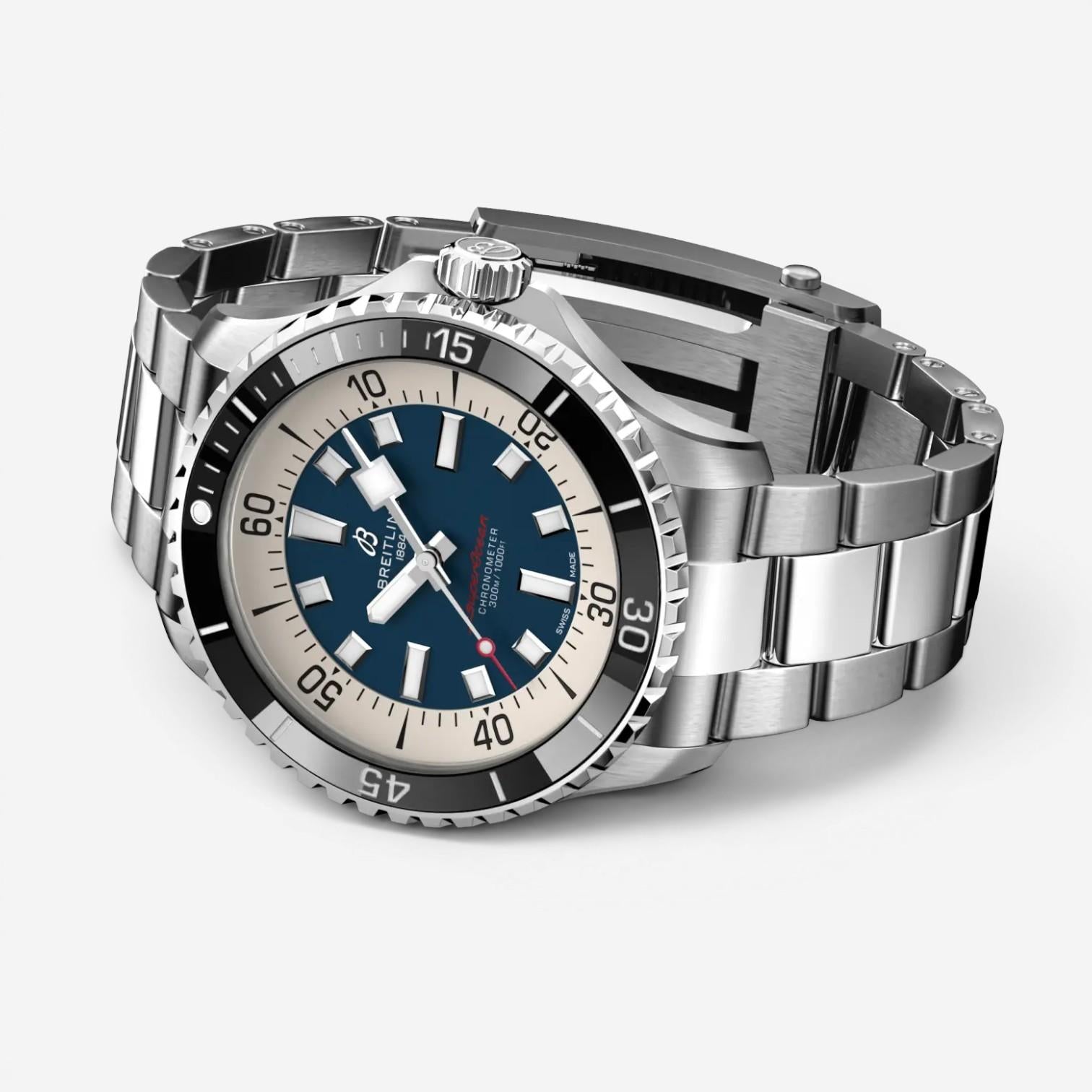 Breitling Superocean Stainless Steel Automatic Men's Watch A17376211C1A1