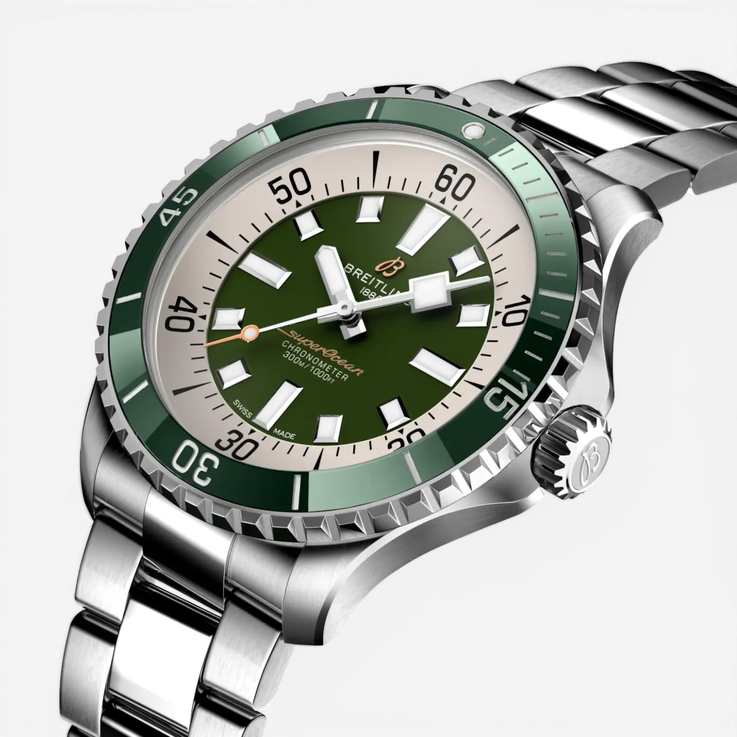 Breitling Superocean Stainless Steel Automatic Men's Watch A17376A31L1A1