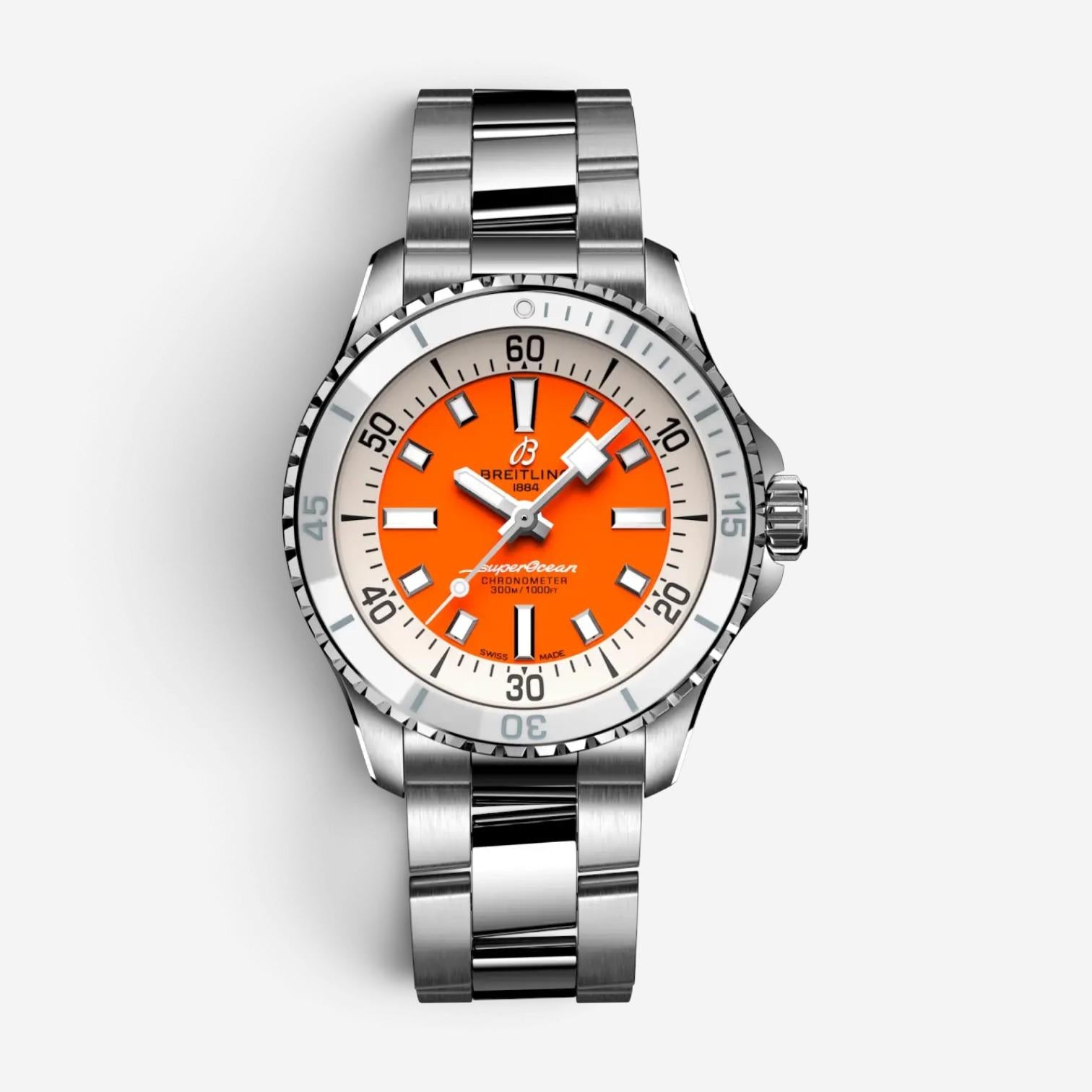 Breitling Superocean Automatic Stainless Steel Ladies Watch A17377211O1A1
