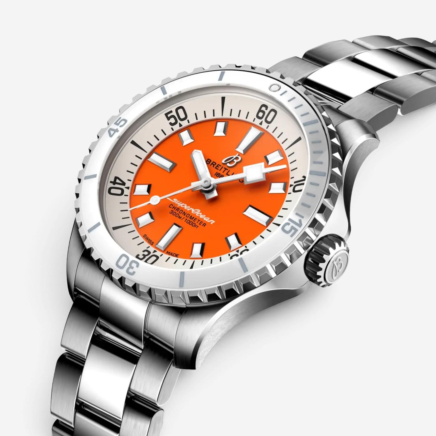 Breitling Superocean Automatic Stainless Steel Ladies Watch A17377211O1A1