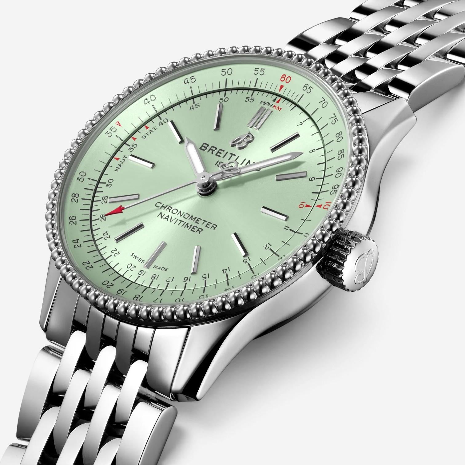 Breitling Navitimer Automatic Stainless Steel Ladies Watch A17395361L1A1