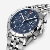 Breitling Classic Avi Chronograph Stainless Steel Automatic Men's Watch A233801A