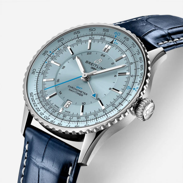 Breitling Navitimer GMT Stainless Steel Automatic Men's Watch A32310171C1P1