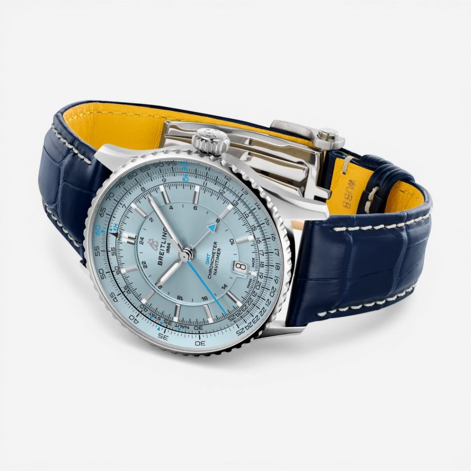 Breitling Navitimer GMT Stainless Steel Automatic Men's Watch A32310171C1P1