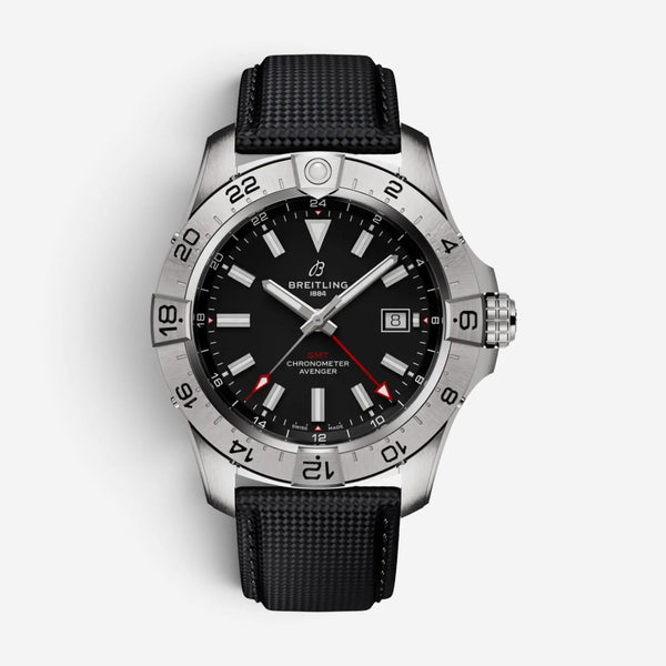 Breitling Avenger GMT Stainless Steel Automatic Men's Watch A32320101B1X1