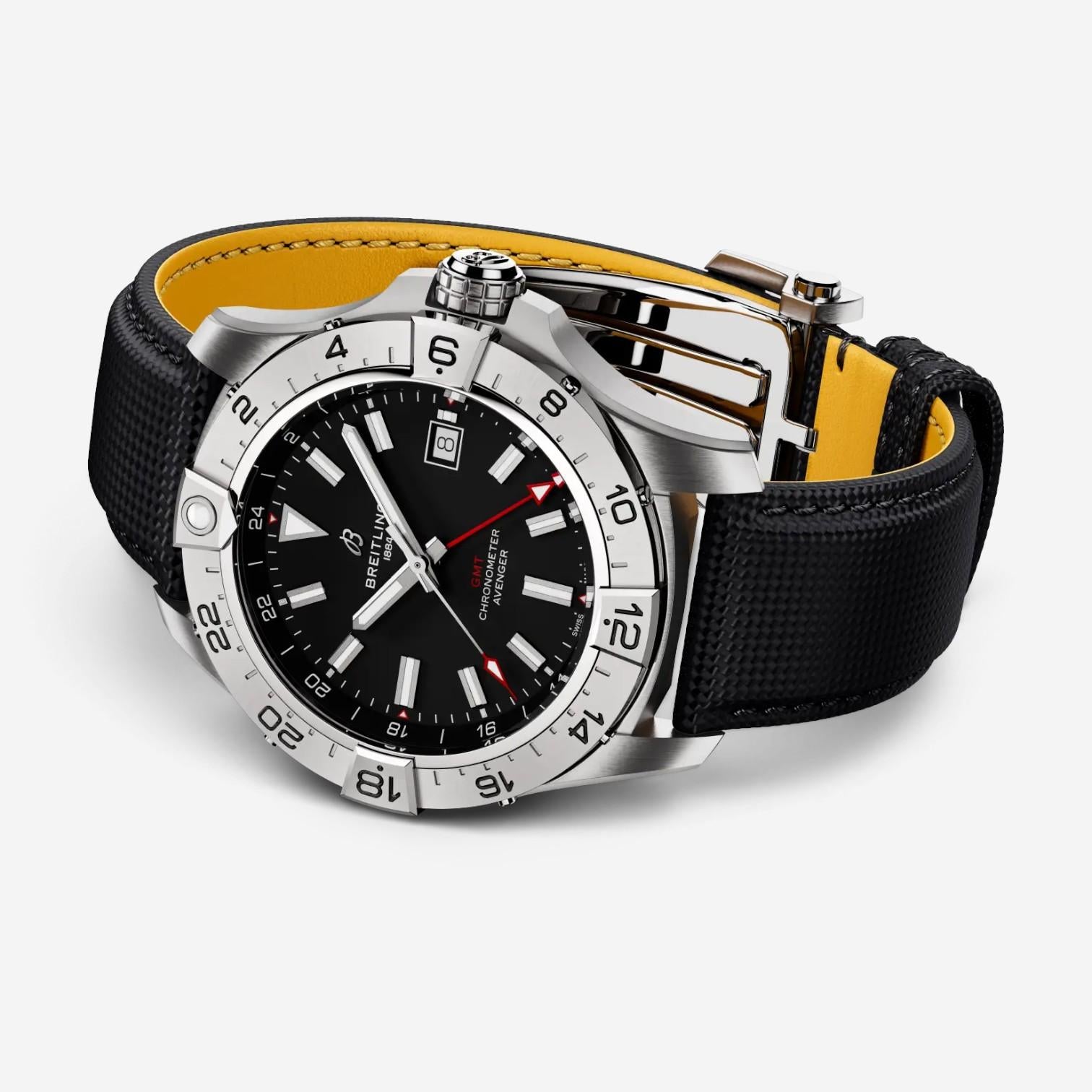 Breitling Avenger GMT Stainless Steel Automatic Men's Watch A32320101B1X1