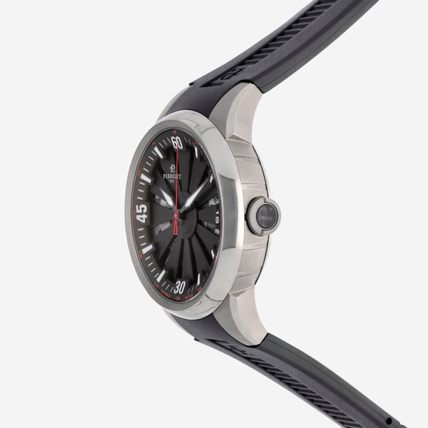 Perrelet Turbine Erotic Limited Edition Black DLC Titanium Automatic Men's Watch A4020/2