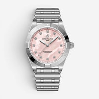 Breitling Chronomat Stainless Steel Diamond Quartz Ladies Watch A72310101K1A1