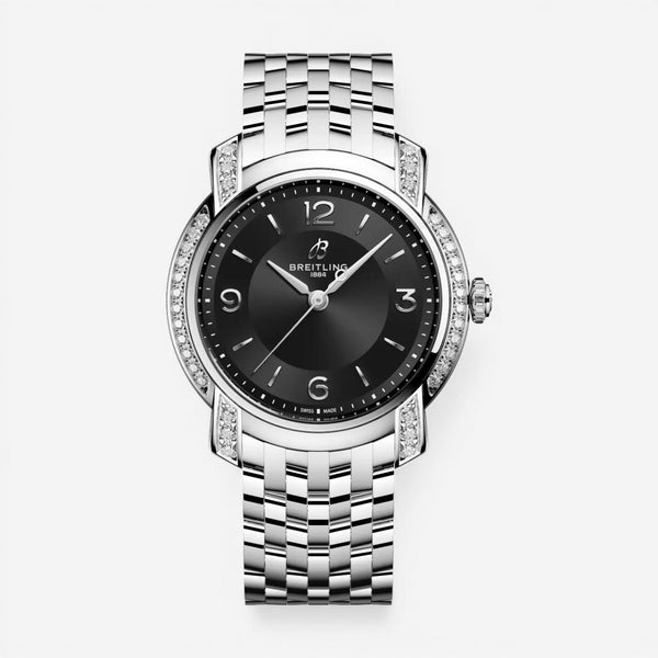 Breitling Premier Stainless Steel Quartz Ladies Watch A77330671B1A1