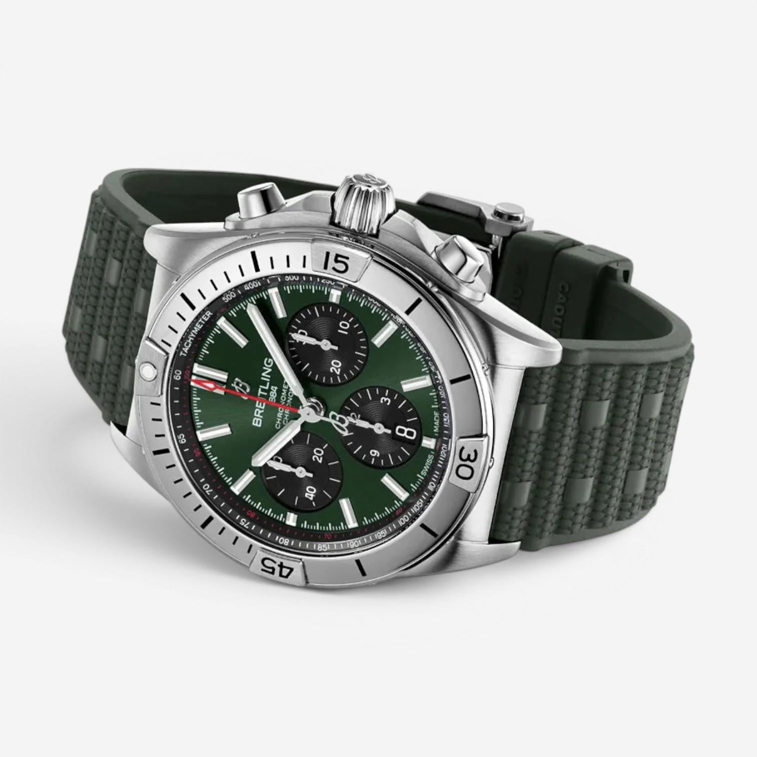 Breitling Chronomat Chronograph Stainless Steel Automatic Men's Watch AB0134101L