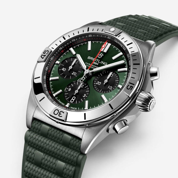 Breitling Chronomat Chronograph Stainless Steel Automatic Men's Watch AB0134101L