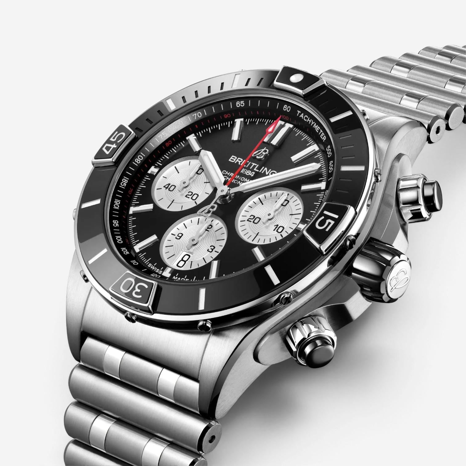Breitling Super Chronomat Stainless Steel Automatic Men's Watch AB0136251B1A1