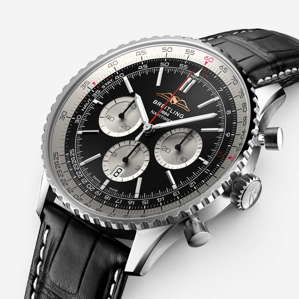 Breitling Navitimer Chronograph Stainless Steel Automatic Men's Watch AB0137211B