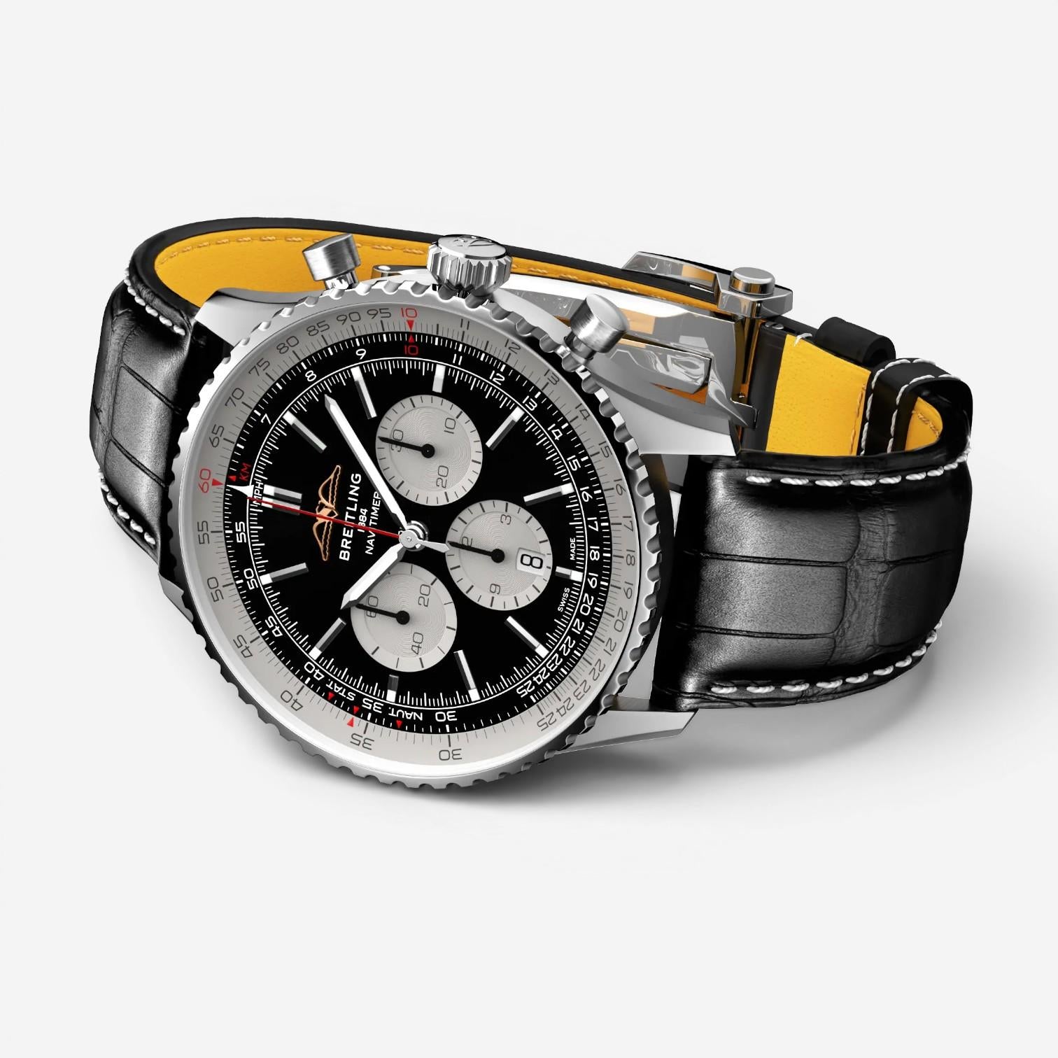 Breitling Navitimer Chronograph Stainless Steel Automatic Men's Watch AB0137211B