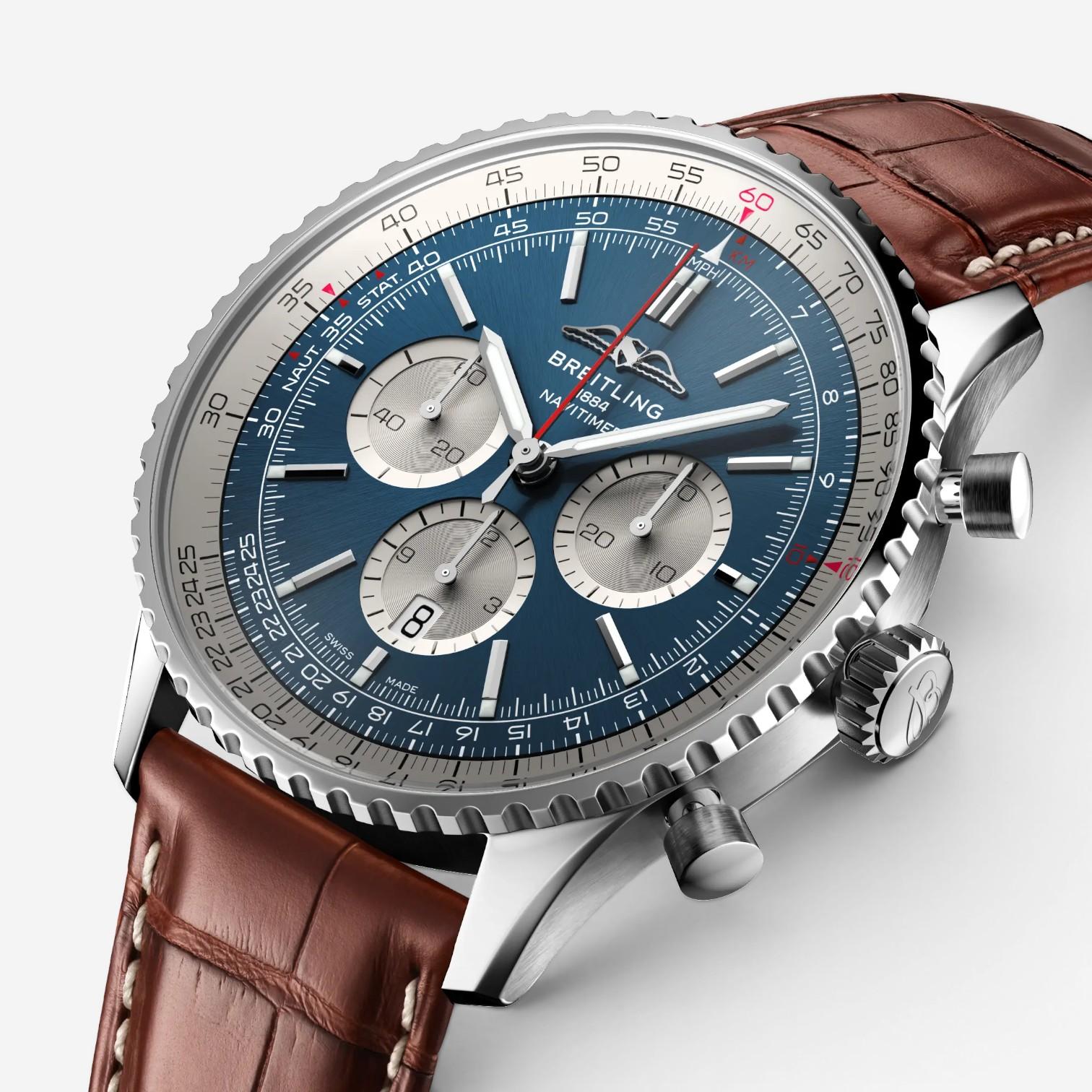 Breitling Navitimer Chronograph Stainless Steel Automatic Men's Watch AB0137211C
