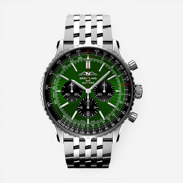 Breitling Navitimer Chronograph Stainless Steel Automatic Men's Watch AB0137241L