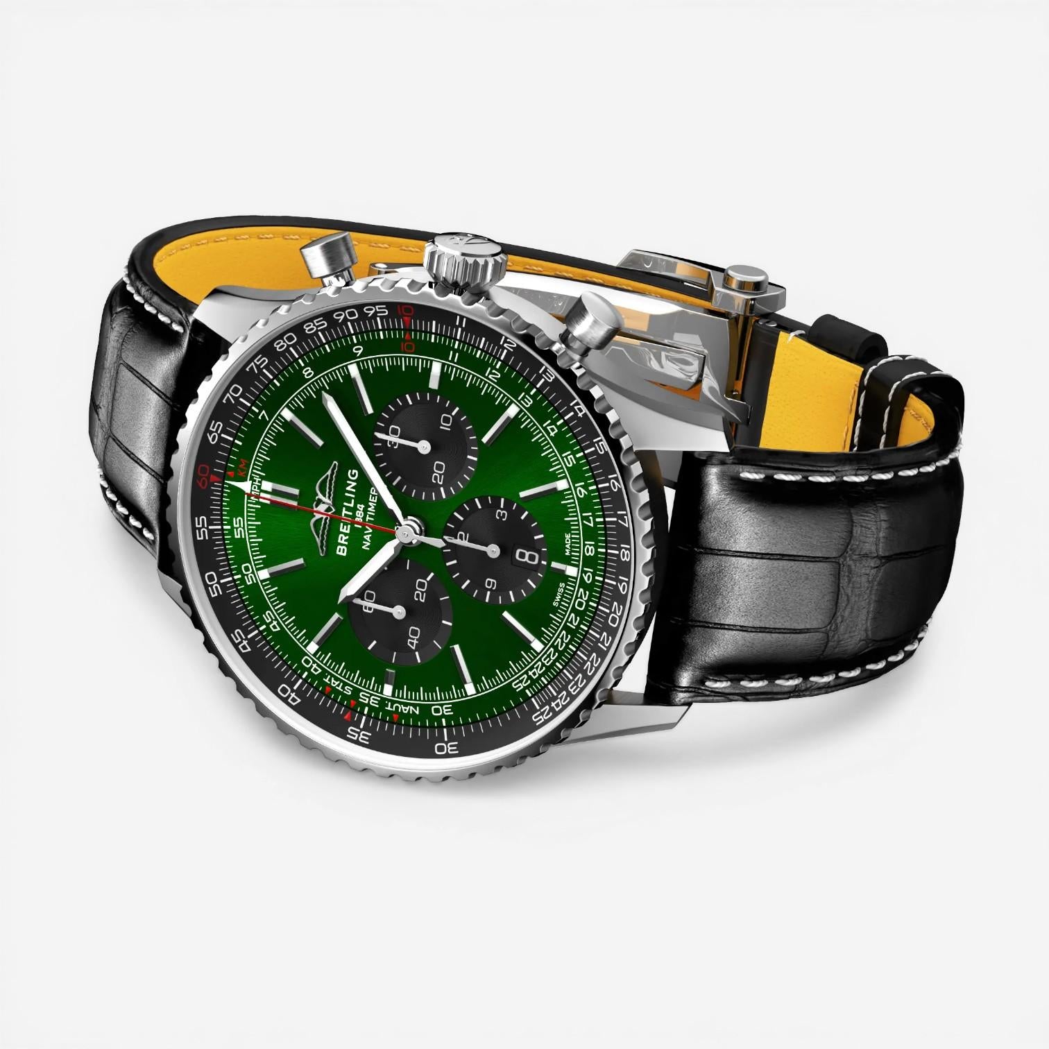 Breitling Navitimer Chronograph Stainless Steel Automatic Men's Watch AB0137241L