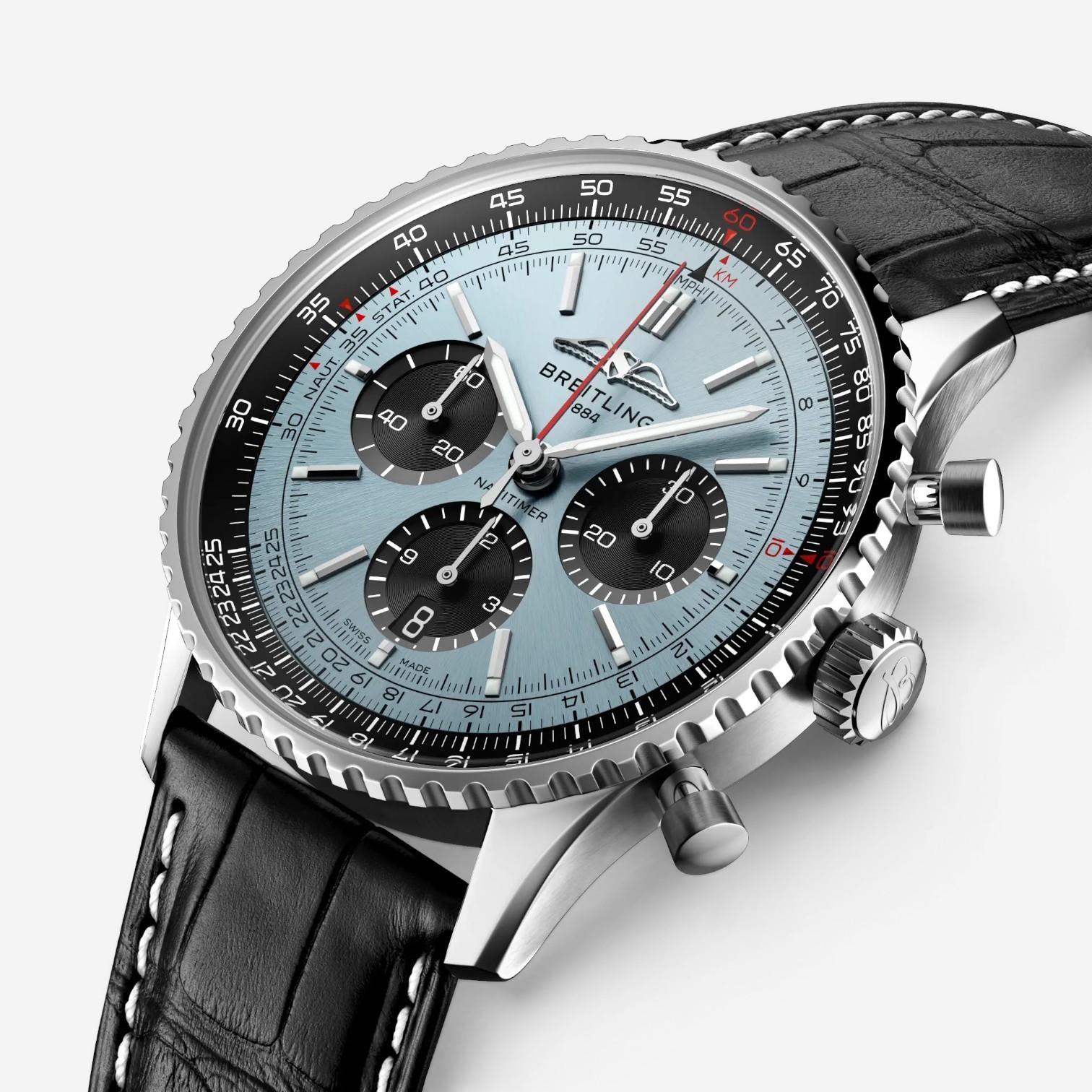 Breitling Navitimer Chronograph Stainless Steel Automatic Men's Watch AB0138241C