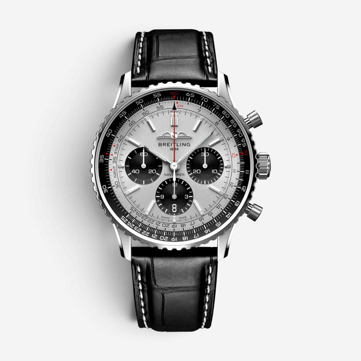Breitling Navitimer B01 Chronograph Stainless Steel Automatic Men's Watch AB0138