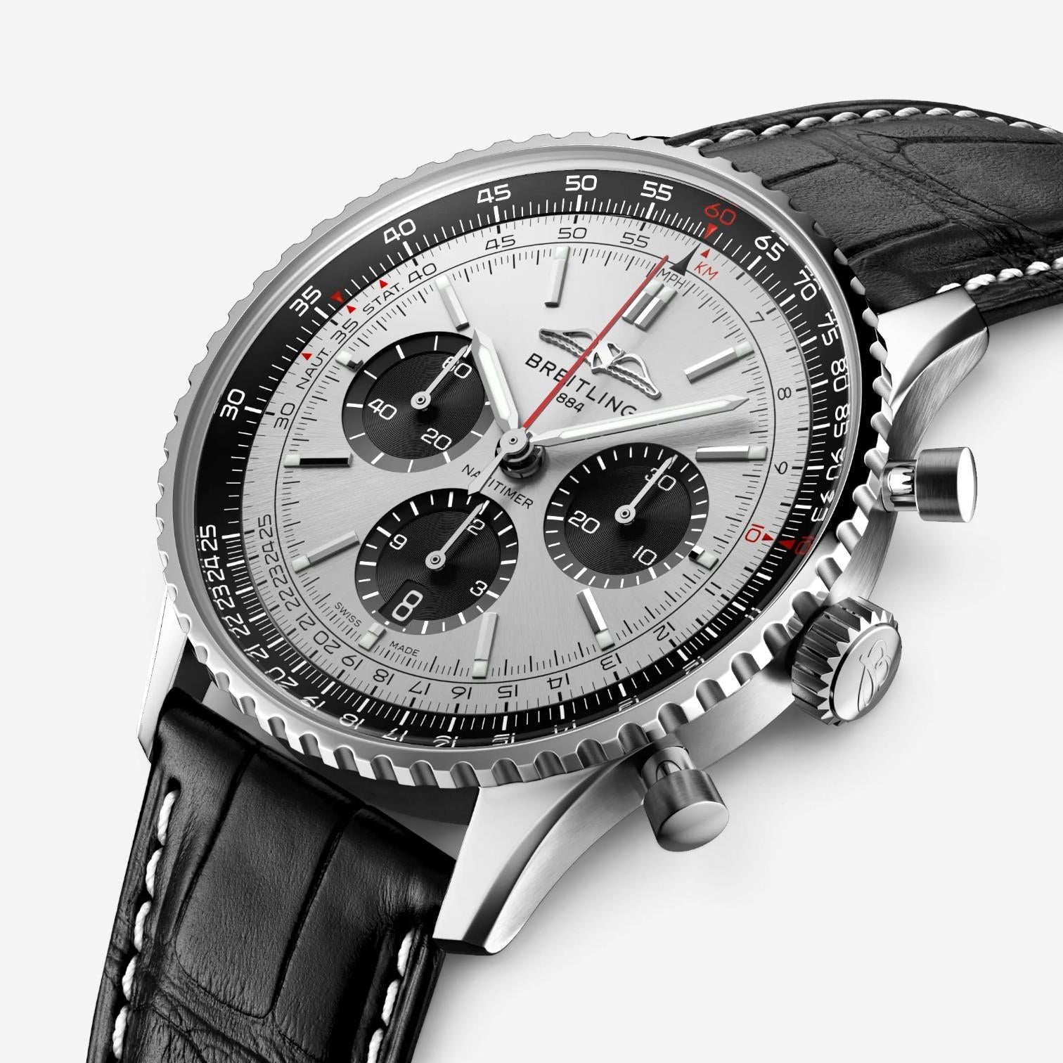 Breitling Navitimer B01 Chronograph Stainless Steel Automatic Men's Watch AB0138