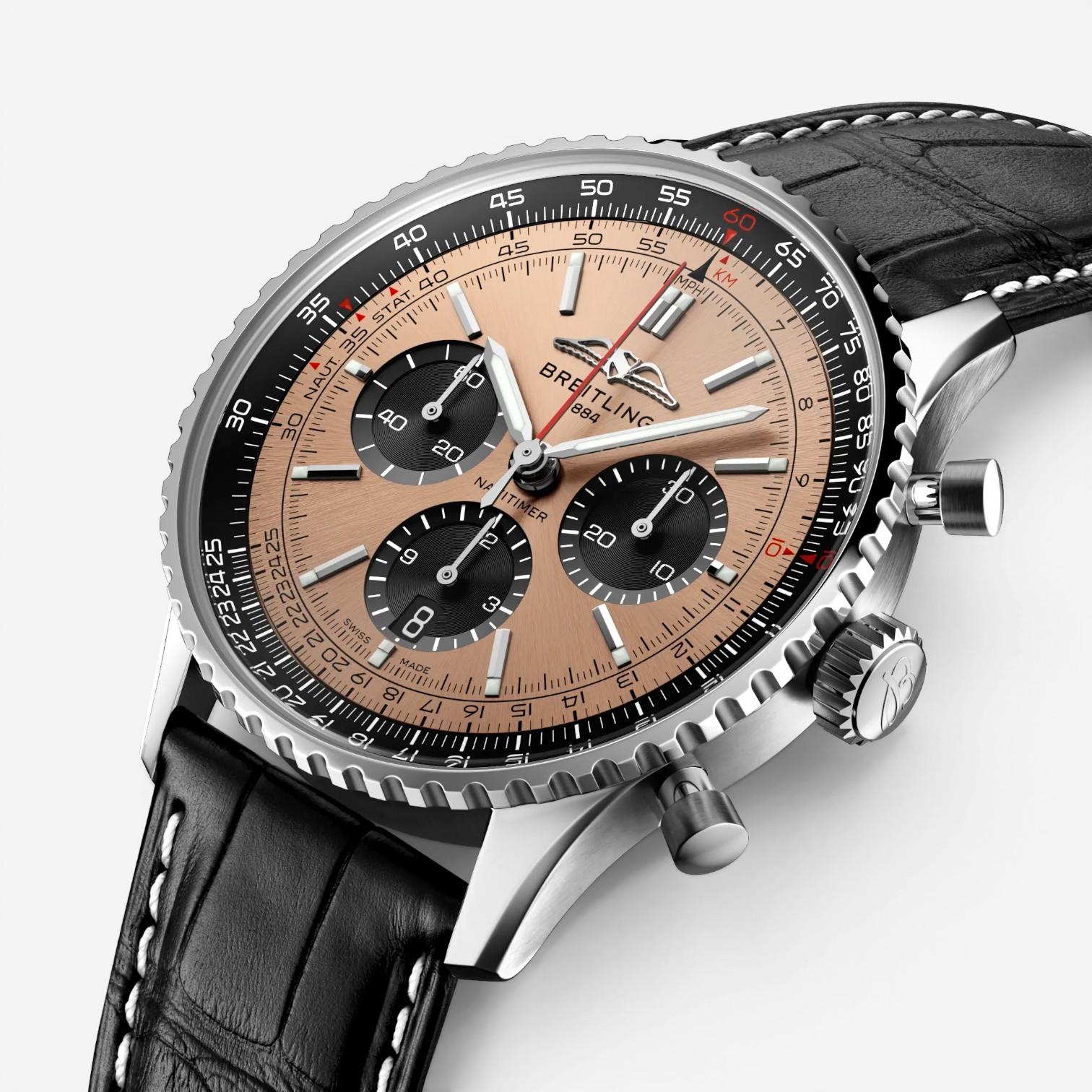 Breitling Navitimer Chronograph Stainless Steel Automatic Men's Watch AB0138241K