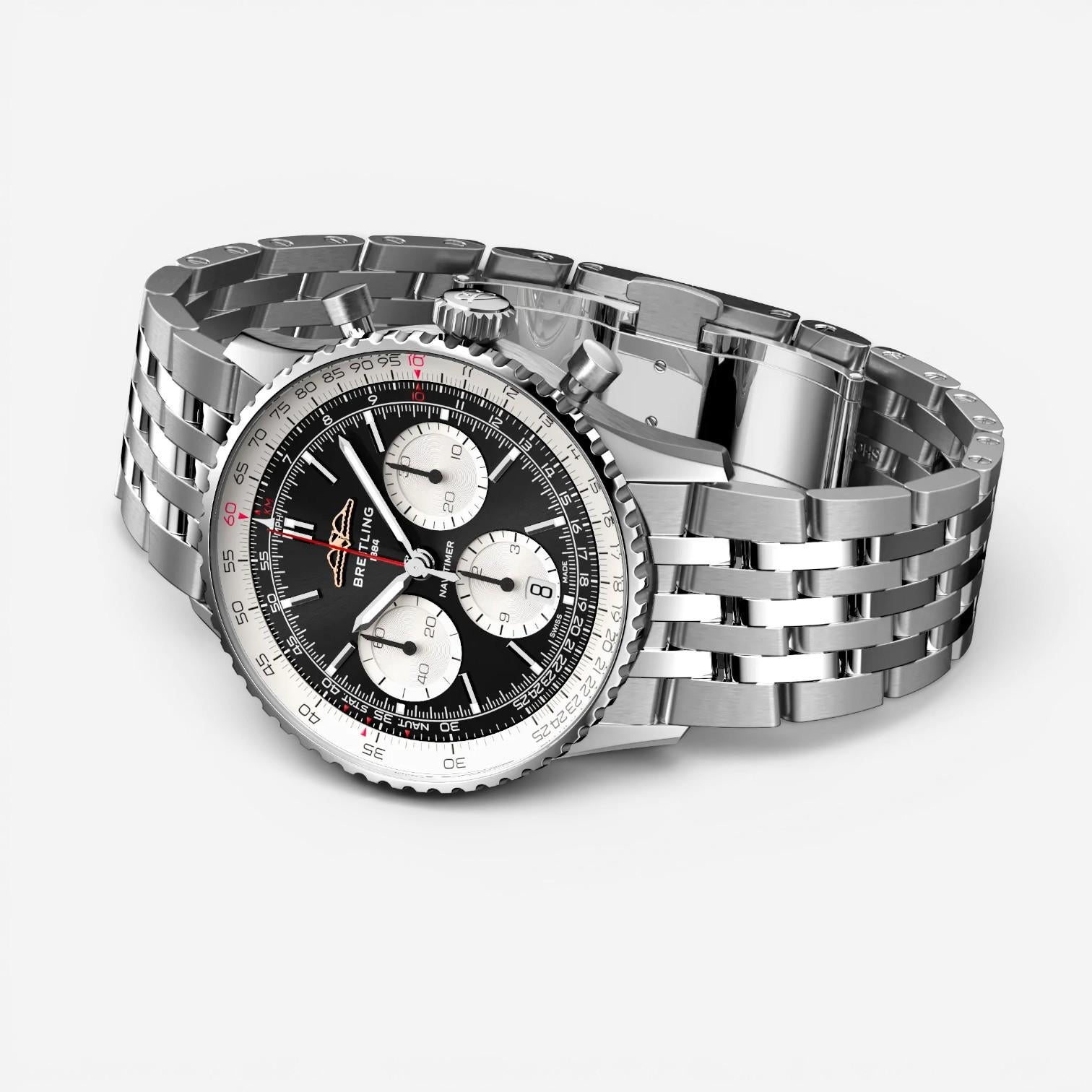 Breitling Navitimer Chronograph Stainless Steel Automatic Men's Watch AB0139211B