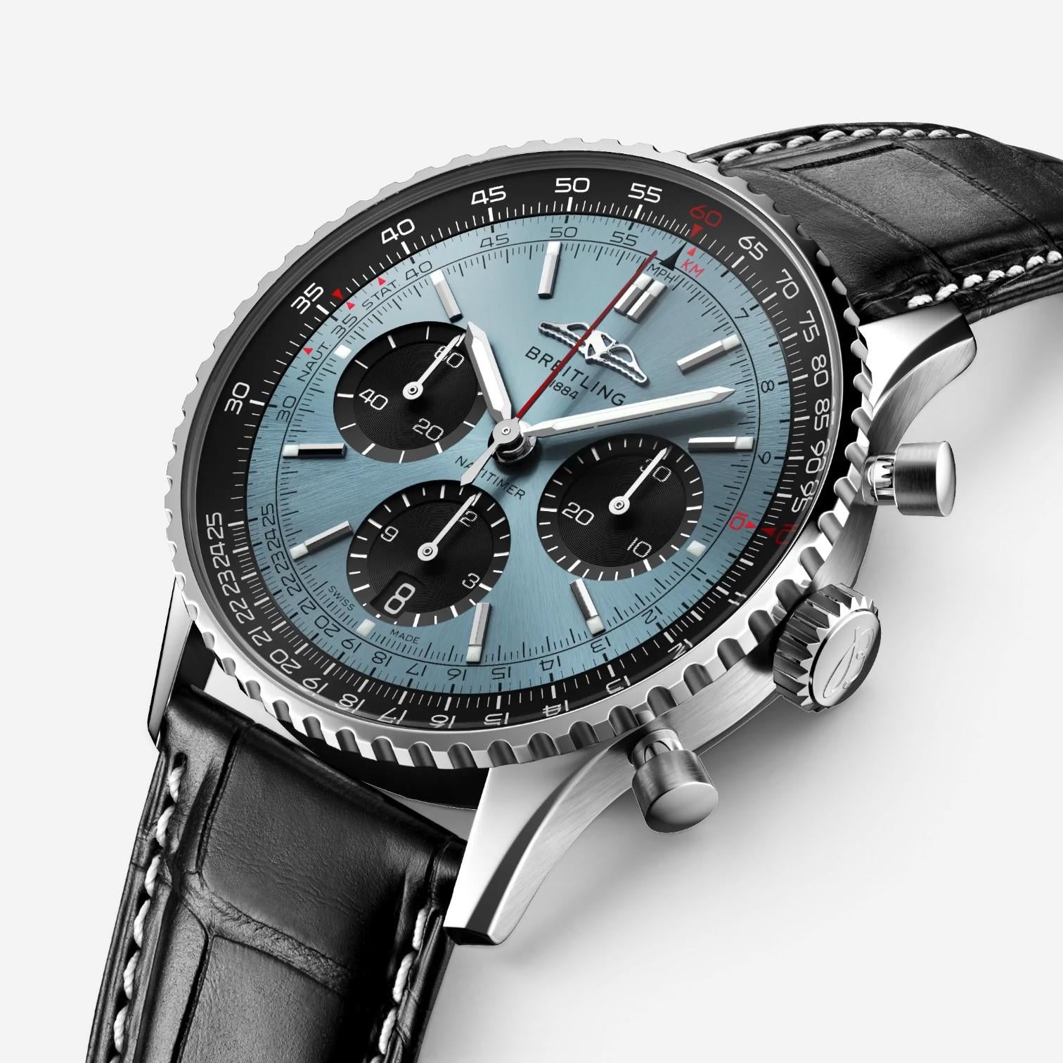 Breitling Navitimer Chronograph Stainless Steel Automatic Men's Watch AB0139241C